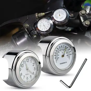 1 Комплект часа на кормилото, дубликат част, голям циферблат, трайни мотоциклетни часовник сензор температура за МТБ