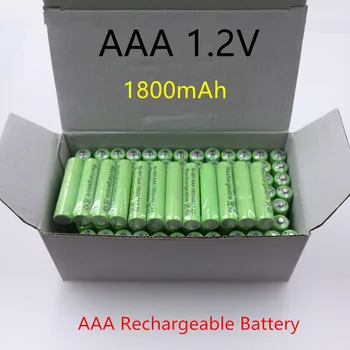100% чисто Нов AAA 1800 mah Ni-MH 1,2 акумулаторна батерия AAA батерия 3A акумулаторна батерия Ni-MH батерия за фотоапарат играчка