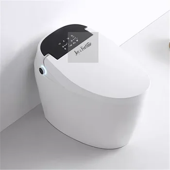 110 p-trap европейски модерен електрически скрин, автоматичен една врата по-близо, интелигентен тоалетна чиния с гръб към стената, умен тоалетна за баня