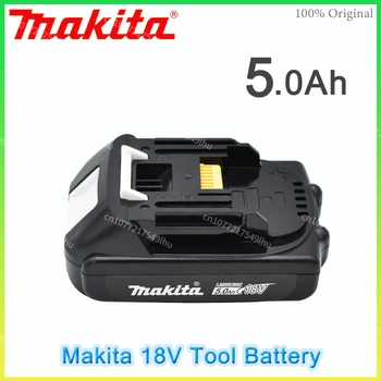 18 5.0 Ah Makita Оригинална Акумулаторна Литиево-Йонна Батерия За BL1830 BL1815 BL1860 BL1840 194205-3 Сменяеми батерии За електрически Инструменти