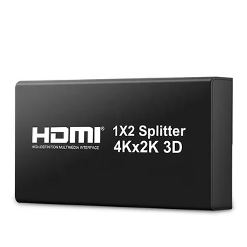 4Kx2K 3D 1080P HDMI Ивица на Газа от 1 до 2 1x2 Поддръжка на 4K/30Hz HDMI 1.4 Поддръжка на Blu-ray DVD за монитор на Лаптоп