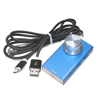 5 бр./лот USB регулатор на силата на звука с 3 USB 2.0 възел, компютър, микрофон, регулатор на силата на звука за Mac/ Linux/ Vista/Android