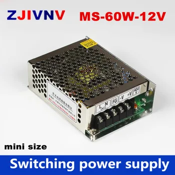 60 W 24 2.5 A Мини размер Импулсен Източник на Захранване Трансформатор 220 v променлив ток в постоянен 24-изход за led ленти/за видеонаблюдение (MS-60-24)