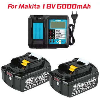 6000 mah BL1860 Взаимозаменяеми Батерия за батерии Makita 18v, акумулаторна Литиево-йонна батерия за батерии Makita 18 В BL1840 Bl1830 Bl1850