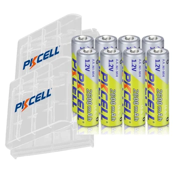 8 БР. PKCELL AA 2600 mah Батерия NIMH aa Bateria 