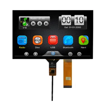 8 Инча 40Pin 1024*600 HSD080IFW1 LCD Дисплей Панел на Таблета Сензорен Екран GT911 За Навигация за Кола DVD резервни Части За Автомобил
