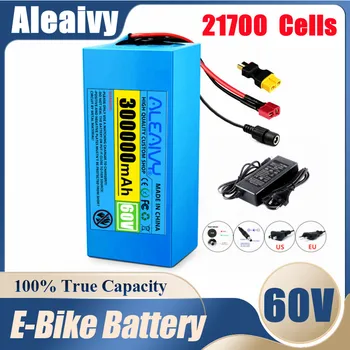 Aleaivy 60 В 20Ah 21700 16s4p Литиево-йонна Батерия 67,2 1000 W 2000 W Акумулаторна батерия Електрически E Bike Комплект за скутер