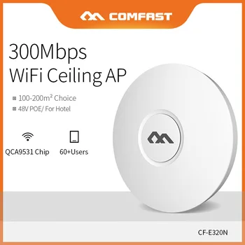 COMFAST 300 Mbps Безжичен Тавана AP Wi-Fi Рутер за Голяма зона на Покритие на Wi-Fi Точка за Достъп AP Усилвател на сигнала на Wi fi CF-E320N-V2