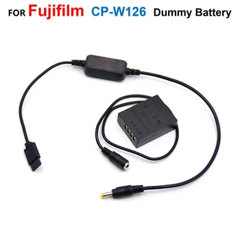 CP-W126 NP-W126 Фалшив Батерия + кабел-адаптер за DJI Ronin-S За захранване на Fujifilm X-A2, X-T10 X-E2S X-Pro2 X-T20 XT1 X-A3