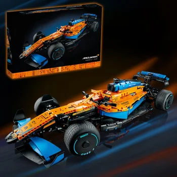 Fit 42141 McLarens F1 Формула 1 Супер Състезателна Кола Модел Buiding Kit Създателите на Блок Тухли Играчки за Деца и Възрастни Подарък За Рожден Ден