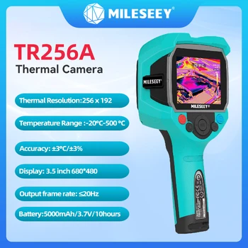 Mileseey TR256A 256*192 Инфрачервена Термични Камера Тепловизор -20 ℃-500 ℃ Шест Цветови Палитри, Температурата автоматично фокусиране с Висока точност