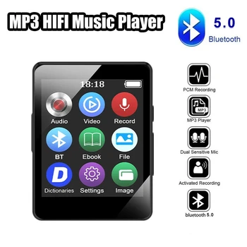 MP3 Музикален плейър За възпроизвеждане на Външен Walkman MP4 Компактен Преносим мини с екран P4 може да Поставите Картата /Запис/Multi