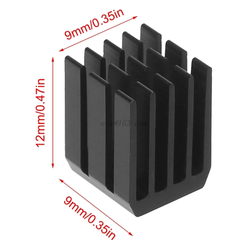 5 бр./компл. 9*9*12 мм, алуминиев радиатор за охлаждане, чип, радиатор ram, охладител