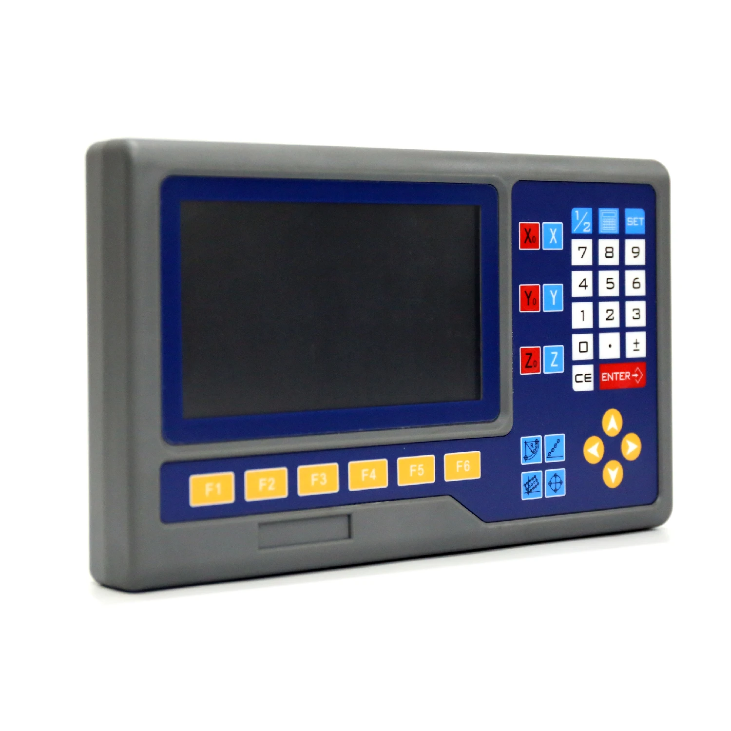 8 езика 2/3-аксиален LCD дисплей DRO с цифрово броене на показанията на брояча за фрезоване стругове машини
