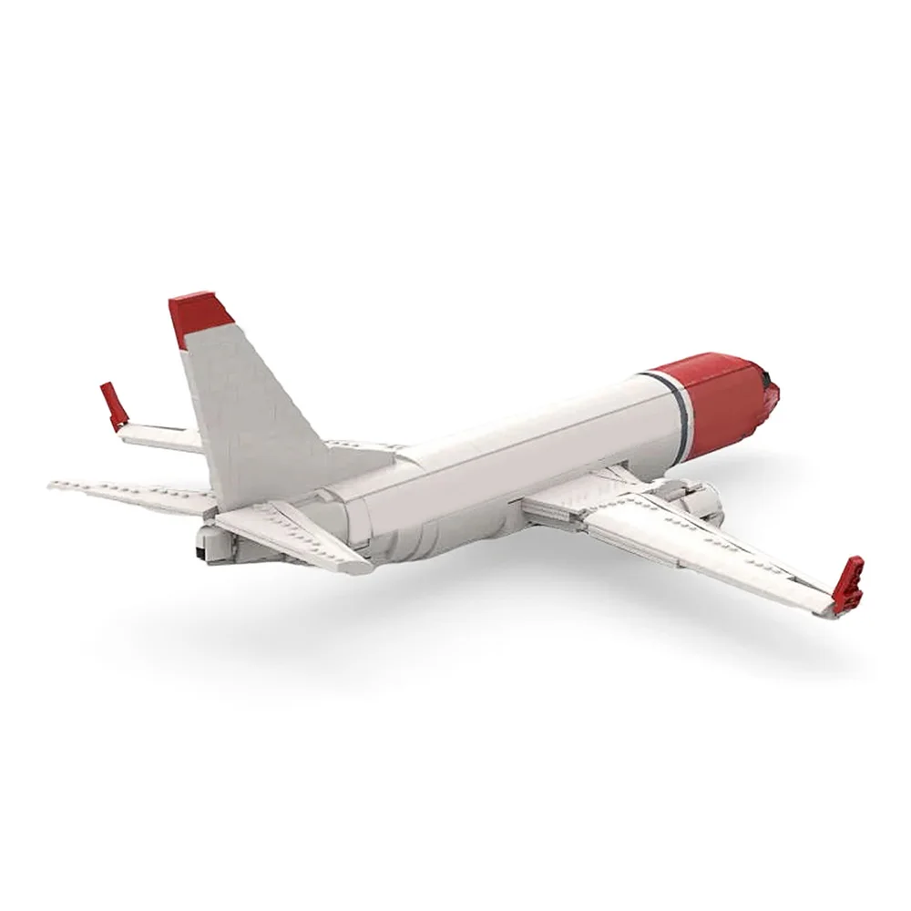 Aiplane Norwegian 737-800 Самолет Строителни Блокове Комплект MOC Високотехнологичен Модел на Пътнически Самолет Играчки За Деца Подаръци За Рожден Ден