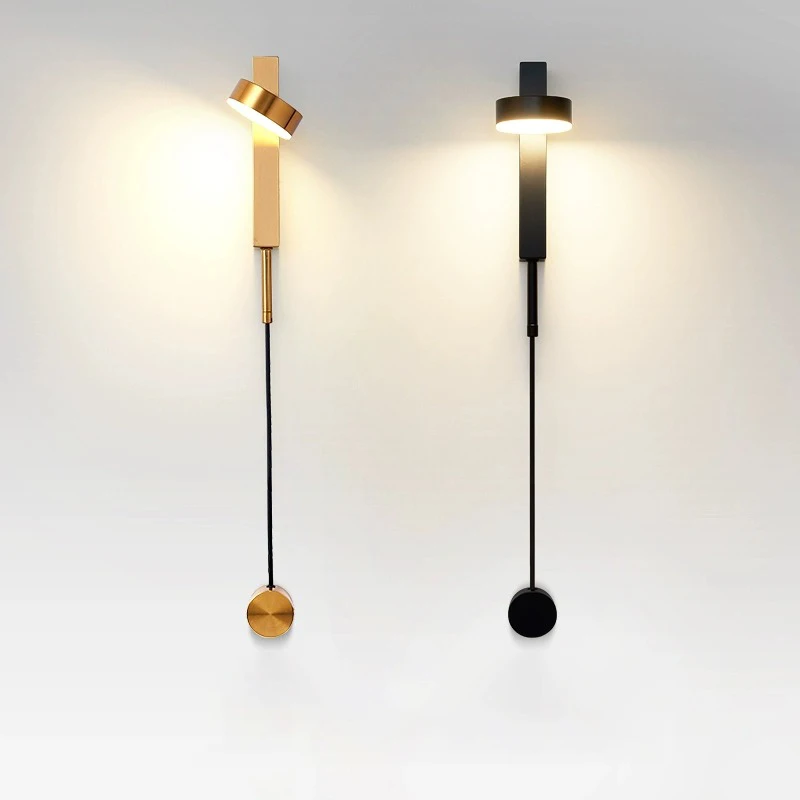 BOSSEN постмодернистский дълъг бар златен медальон лампа за хранене с минималистичен бар, хол, маса за хранене, led окачен лампа.