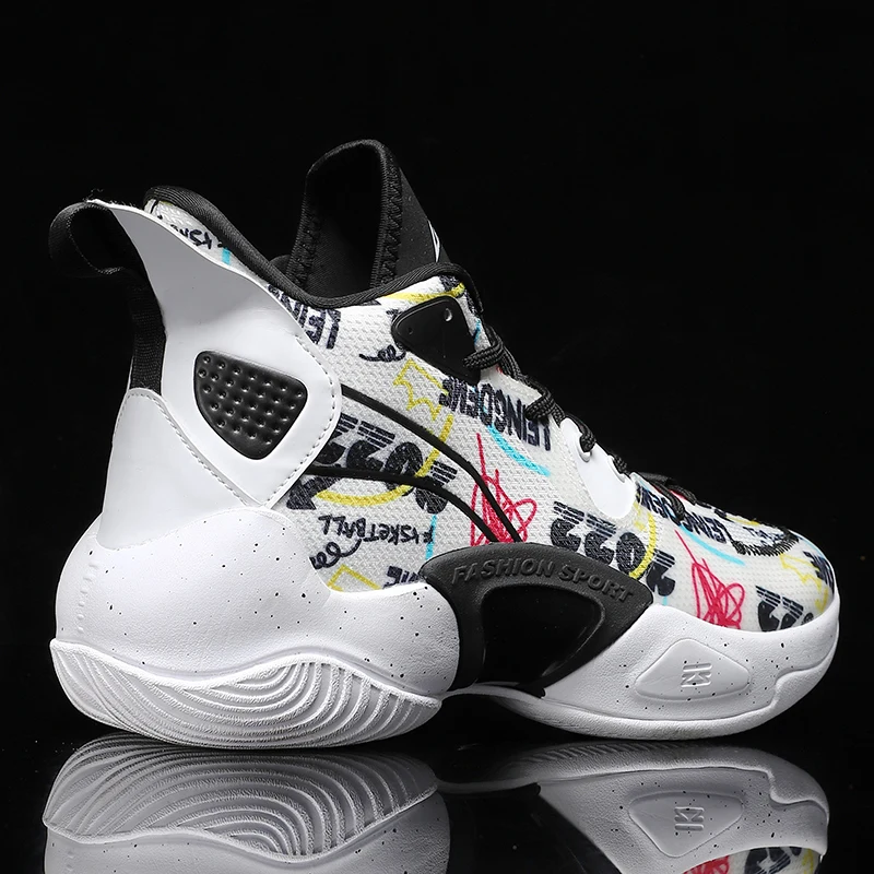 QNX-817 Висококачествени мъжки баскетболни маратонки, нескользящая спортни обувки за тренировка във фитнес залата, носен баскетболни обувки с възглавничките на 36-45