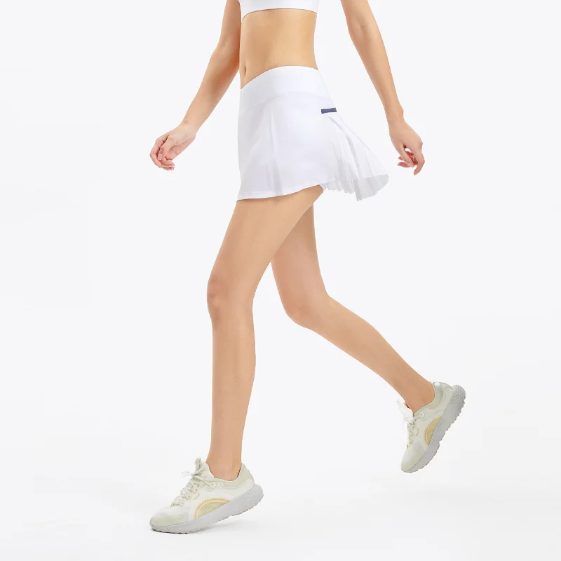 Женската тенис пола с защита от светлината, бързо съхнещи шорти за фитнес на открито, спортни плиссированная пола за бягане