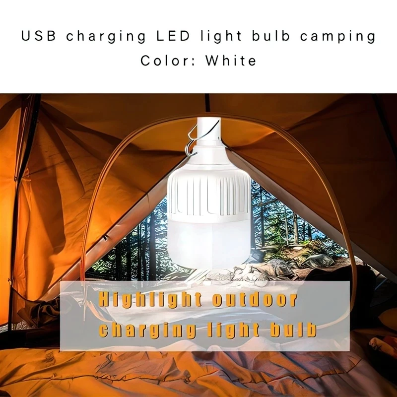 Крушка за осветление на Преносими Къмпинг Външен авариен вътрешен двор Палатка Батерията на верандата, за да лампа Лампа за градина