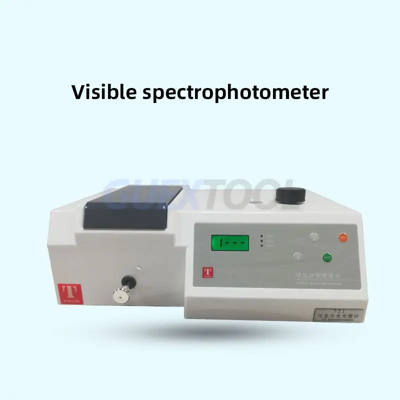 Ултравиолетова видим спектрометър, спектрометър с дължина на вълната тестер Настолен цифров дисплей фотометр 110 /220v Модел 721/722
