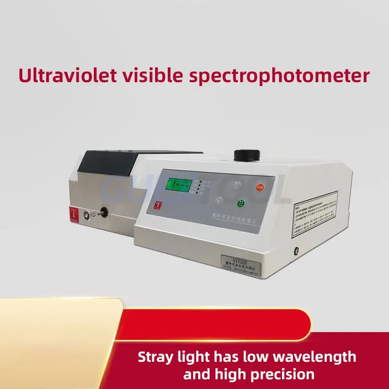 Ултравиолетова видим спектрометър, спектрометър с дължина на вълната тестер Настолен цифров дисплей фотометр 110 /220v Модел 721/722