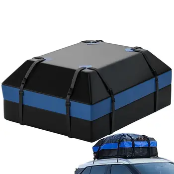 Автомобилни носене с мека черупка Преносима чанта за транспорт на стоки на покрива, PVC 600D 15 см, чанта за Транспорт на стоки на покрива, Подходяща за всички превозни средства