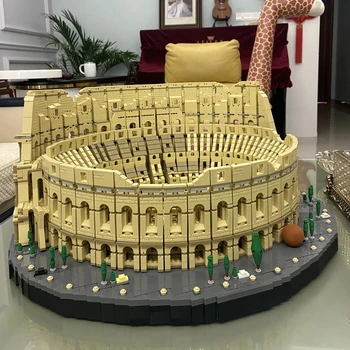 В наличност 9036 парчета 86000 серия от филми за Архитектура Град Италия Колизеума, Римския Модел строителни блокове 10276 тухли детски играчки