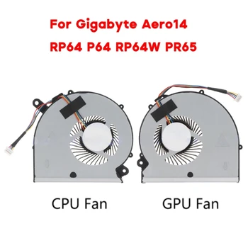 Вентилатор за охлаждане на процесора GPU лаптоп за Gigabyte Aero14 RP64 P64 AERO 15X С Висока Ефективност охлаждане на Радиаторите за Охлаждане на Радиатора