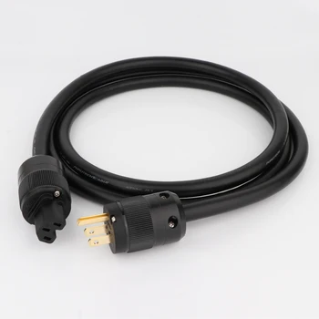 Висококачествен захранващ кабел FP-314Ag OFC US захранващ кабел HIFI Мрежов кабел ac с Позлатен щепсел хранене P078 Power Iine
