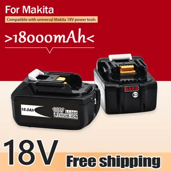 Висококачествена Акумулаторна Батерия BL1860 18 V 18000mAh Литиево-йонна за Makita 18v Батерия BL1840 BL1850 BL1830 BL1860B LXT400