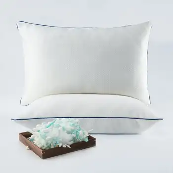 Възглавници от пяна с памет ефект за сън с подвижна охлаждащ калъф, Queen, 1 опаковка