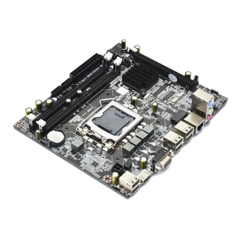 Дънна платка H55 LGA1156 DDR3 поддържа 8G SATA2.0 PCI-E X16 за сървърна серия LGA1156