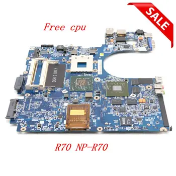 Дънната платка на лаптопа NOKOTION за Samsung R70 NP-R70 BA92-04804A дънната платка с безплатен процесор DDR2