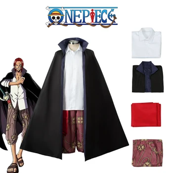 Едно парче костюм Шанкса за cosplay, аниме облекло, карнавальное представа за Хелоуин, шоу ACGN, изложба пирати Luffy