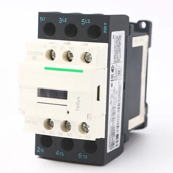 Електрически магнитен контактор за постоянен ток LC1D38BL 3P 3NO LC1-D38BL 38A макара за постоянен ток 24