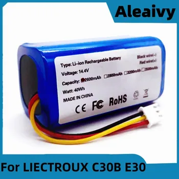(За C30B) 14,4 v Батерия за LIECTROUX C30B E30 Робот-Прахосмукачка 2600 mah Литиева Батерия 18650 резервни Части за инструмента за почистване