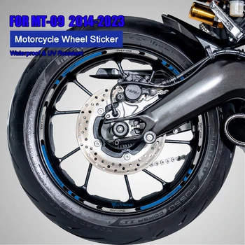 Мотоциклетни Етикети Светоотражающая 17-инчов Стикер на Колелото на MT 09 2023 Аксесоари за Yamaha MT-09 MT09 2014 2017 2019 2020 2021 2022