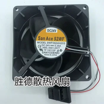 Нов вентилатор за охлаждане на процесора за SanAce92WF 9WF0924H203 24V 0.35 A за фен на FANUC A90L-0001-0577