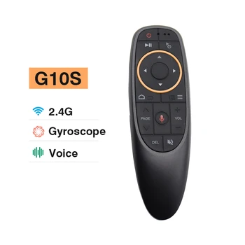 Нова Гласова Дистанционно Управление G10S Air Mouse 2.4 G Безжична Жироскопи IR Обучение За Android TV Box H96 MAX X88 PRO X96 MAX