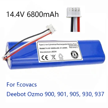 Нова оригинална Батерия за Робот-Прахосмукачка 14,4 6800 mah за Ecovacs Deebot Ozmo 900, 901, 905, 930, 937