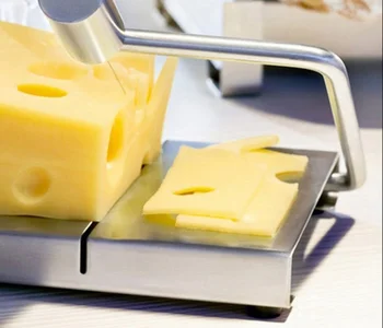 Нож за рязане на сирене от неръждаема стомана, променлив капацитет на рязане на тел, инструмент за рязане на сирене, масло, кухненско ренде, инструменти за сирене за еднократна употреба