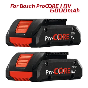 Обновен е Литиево-йонна батерия 18V 6.0 Ah за Procore 1600A016GB за Акумулаторни бормашини на Bosch 18 Volt Max, 2100 Вградени клетки