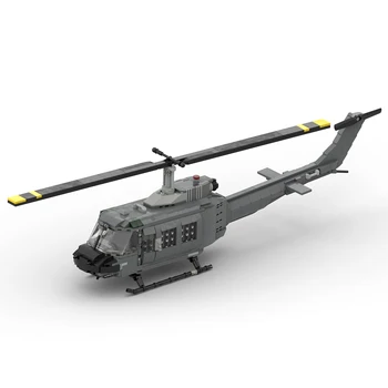 Оторизиран MOC-74181 Bell UH-1 Iroquois - ХЮИ Модел на Военна Тема градивните елементи на Играчки Комплект (882 бр.)