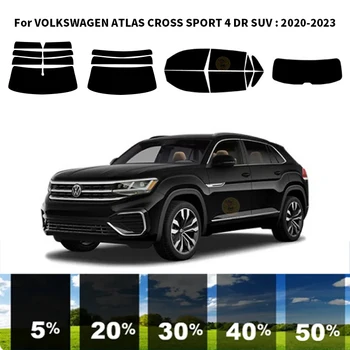 Предварително Обработена нанокерамика Комплект за кола UV-Оцветяването на Прозорци на Автомобили Прозорец Филм За VOLKSWAGEN ATLAS CROSS SPORT 4 DR SUV 2020-2023