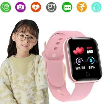 Свързани часовници, напомняне съобщения за бебето, умен спортен дигитален гривна, проследяване на активността, джогинг, сърдечната честота, детски часовници Y68