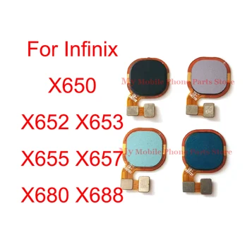 Сензор за Пръстови Отпечатъци Скенер Конектор Начало Бутон Ключ Touch ID Гъвкав Кабел За Infinix X650 X652 X653 X655 X657 X680 X688 резервни Части