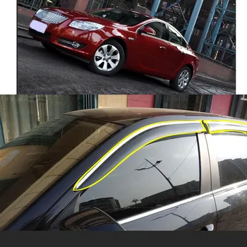Стикер за автомобил, пластмасово стъкло, вятърна козирка, за защита от дъжд/слънце, отдушник за BUICK Regal 2009-2010 2011 2012 2013 2014-2015 2016