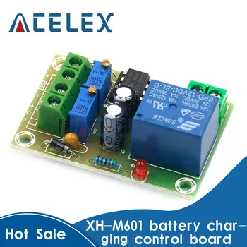 Такса за управление зареждане на батерията 12 В XH-M601 Интелигентно зарядно Панел за управление на захранването Автоматично зареждане