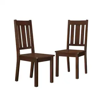 Трапезария стол Gardens Bankston, комплект от 2 теми, акрилен стол в скандинавски стил и цвят мока, дървен стол, табуретка, стол за хранене на масата Sillas para 