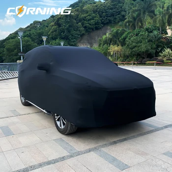 Универсален еластичен калъф за кола, слънцезащитен, ветрозащитный, прахоустойчив, устойчив на надраскване, UV спортни автомобили, защитни покривала за седани и джипове
